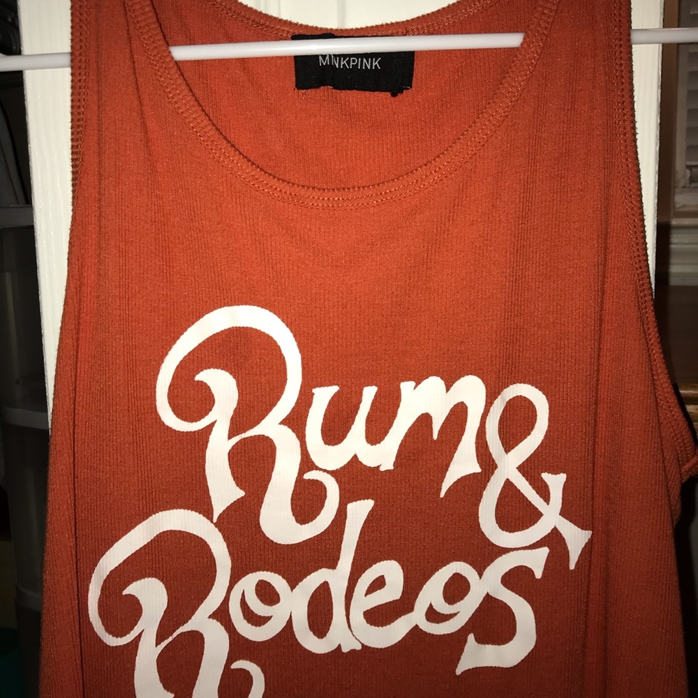 Orange Rum n Rodeos tank